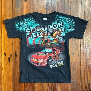Vintage 2000 Murina Cartoon Network Wacky Racing Scooby-Doo NASCAR tshirt
